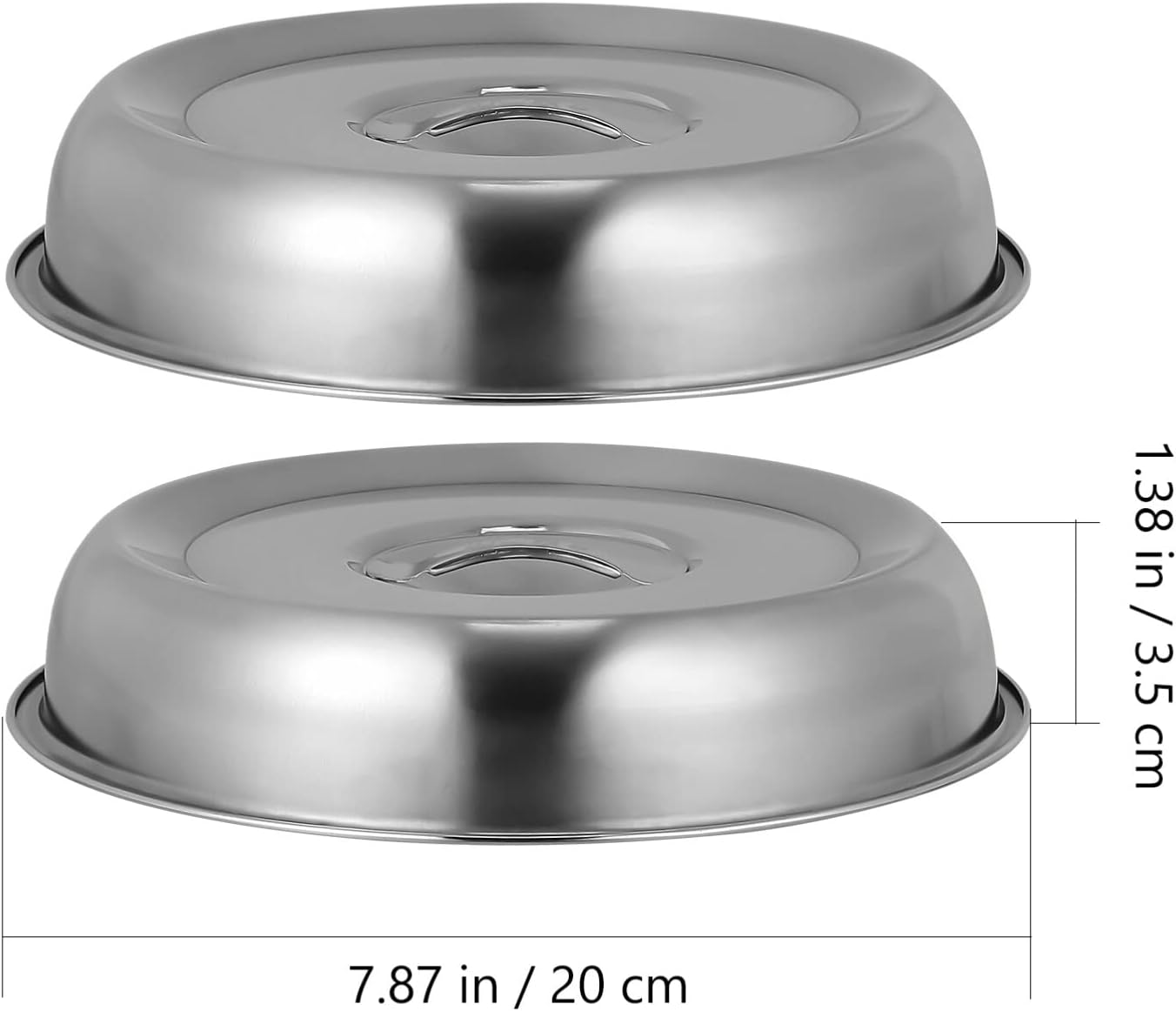 Cabilock Barbecue Cover Grill Dome Steak Hood round Dish Cover for Outdoor and Indoor Use image number 1