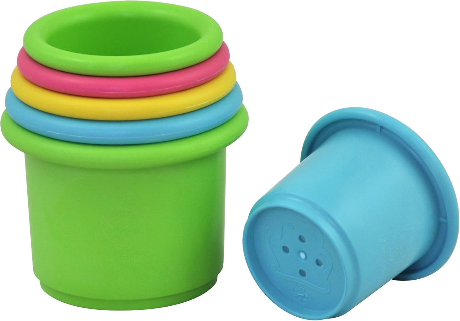 Green Sprouts Stacking Cups 6 Piece Set for 6 Month plus Babies, Multicolor (264301-907-34) image number 2