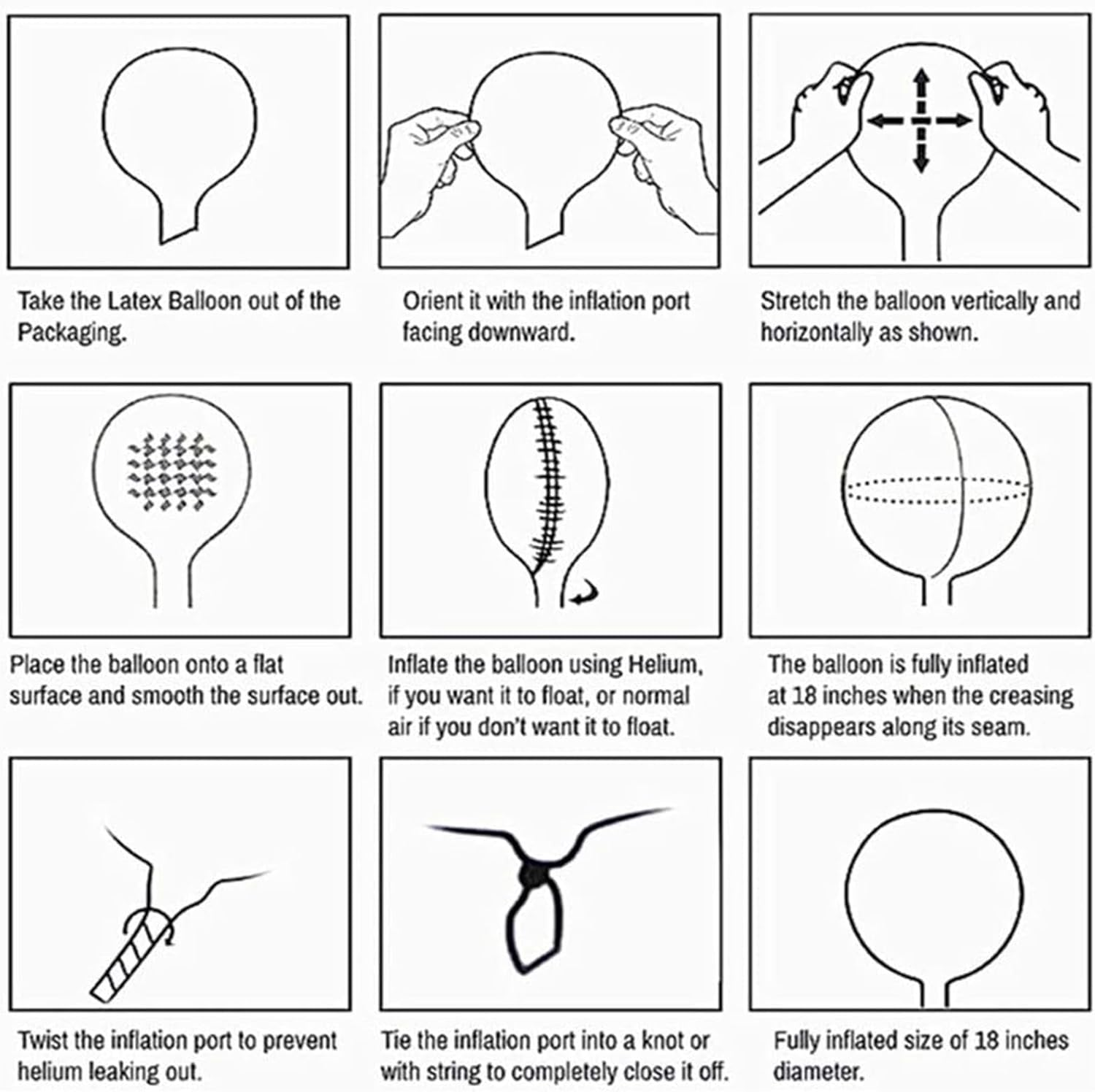 Bobo Balloons 10 Packs, 20 Inch Transparent Bubble Bobo Balloons for Christmas Wedding Birthday Party Decorations image number 4