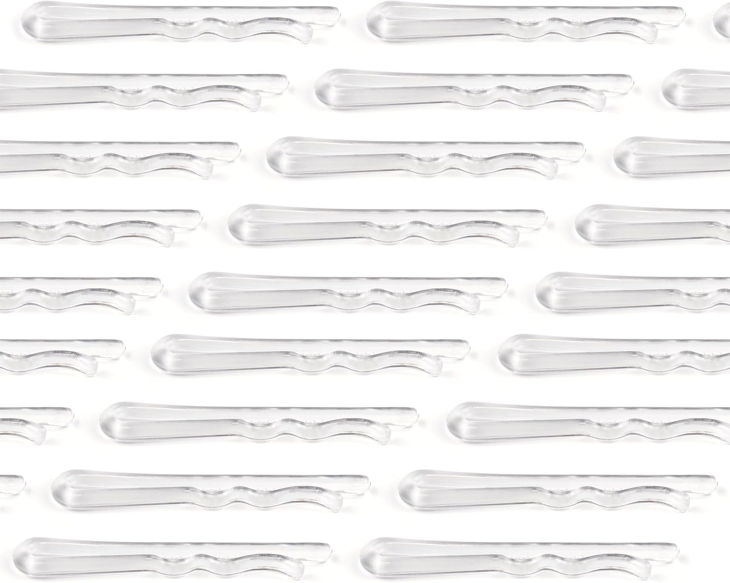 Scunci Clear Bobby Pins &ndash; 50-Pack Invisible Hair Pins for Secure Styling & Everyday Hold image number 1