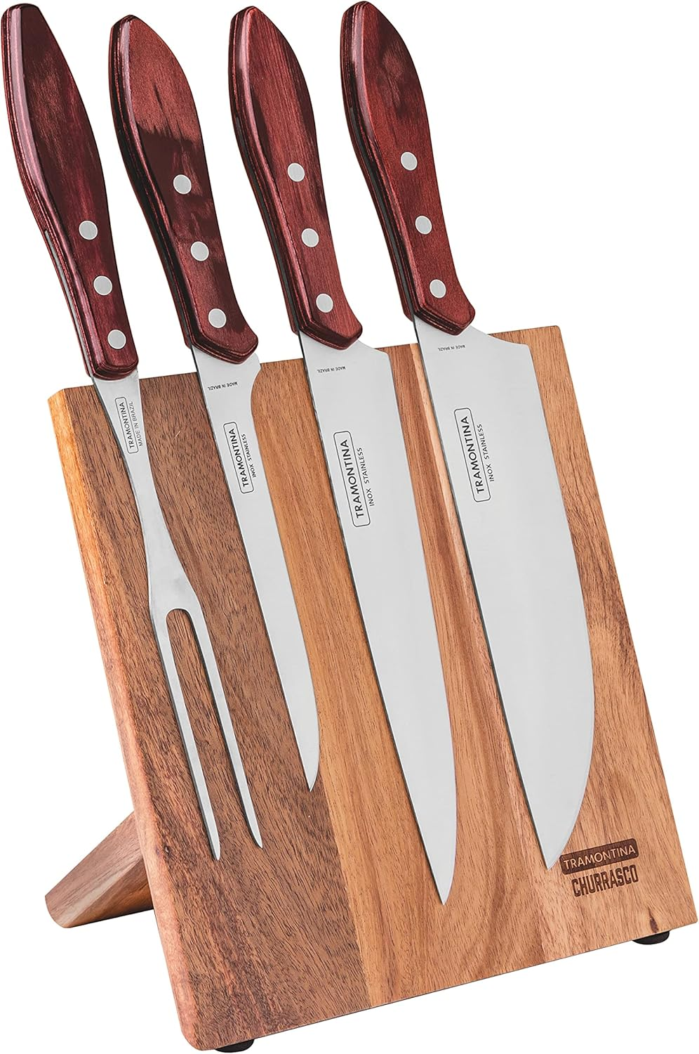 Tramontina Barbecue Set with Magnetic Board, Red image number 3