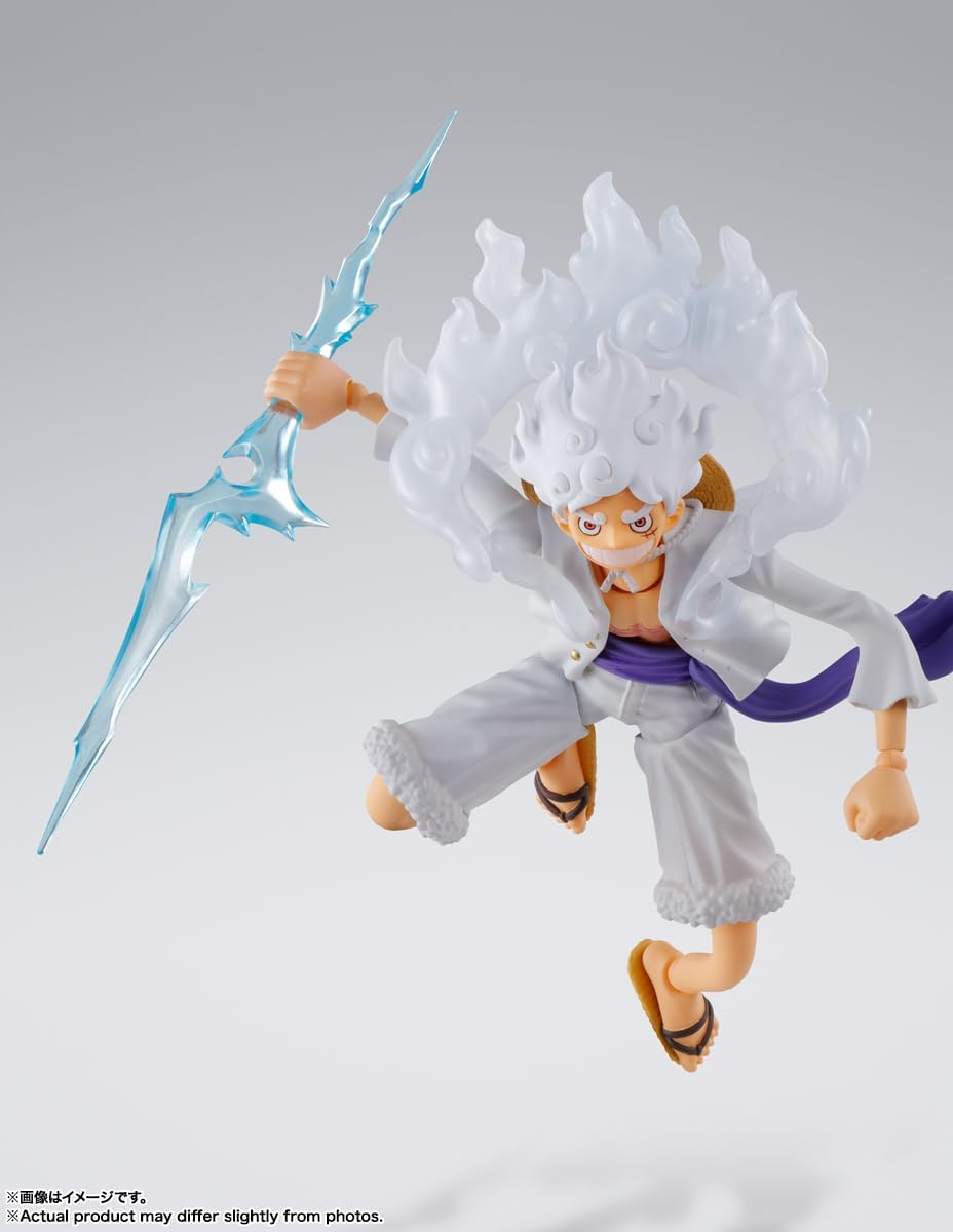 Tamashii Nations S.H.Figuarts One Piece Monkey D. Luffy Gear 5 image number 6