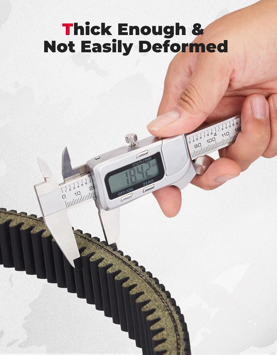 KEMIMOTO UTV Drive Belt, Compatible with Can-Am 2016-2020 Defender (Max) HD8 HD10 Maverick Sport (Max) 1000 1000R Trail 800 1000 800R 1000R 2018 Maverick X3 900 HO, OEM Replace 422280656 422280654 image number 1