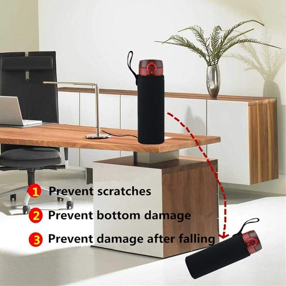 Water Bottle Cover Sleeve 25 Oz, Insulated Neoprene Sleeve Water Bottle Carrier Holder Pouch Cover Bag Case 750Ml image number 2