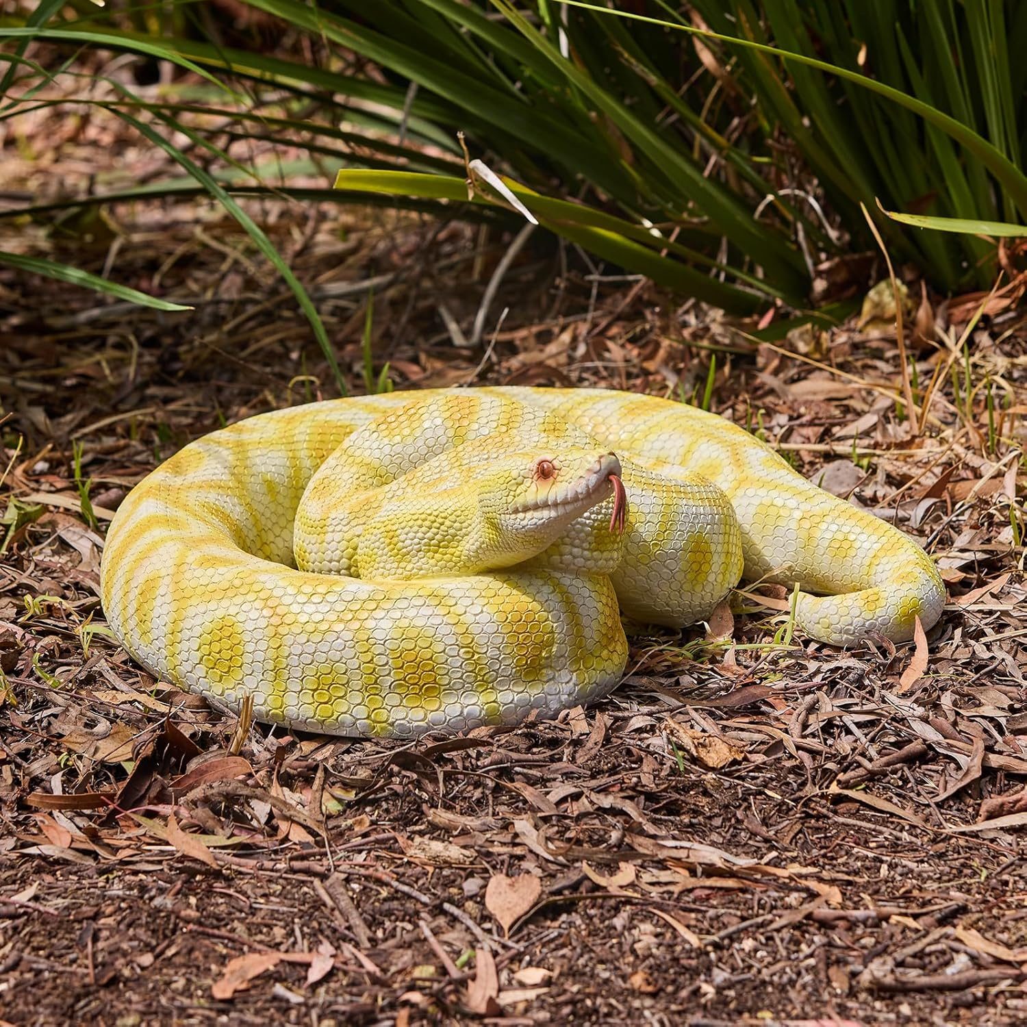 Northcote Pottery Gold Python Resin Statue, 45 X 42 X 14 Cm image number 1