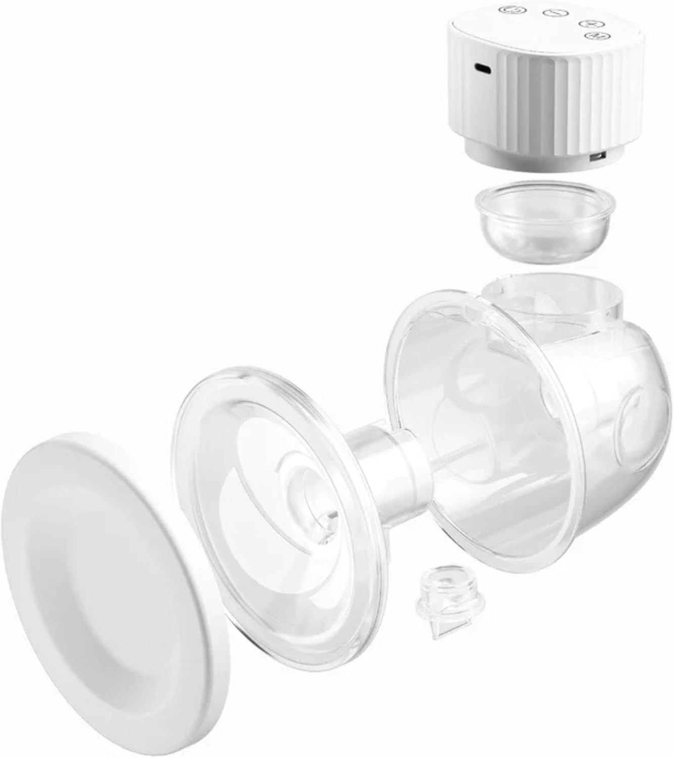 Lactivate ARIA Wearable Breast Pump - Quiet, Portable, USB-C Rechargeable, Hands-Free Electric Pump with Hospital-Grade Suction, 3 Modes & 9 Suction Levels for Efficient Breastfeeding