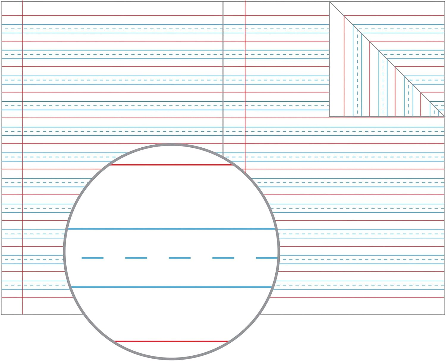Olympic, A4 Exercise Book, 48 Pages, QLD Year 1 Ruled (24Mm) with Red Margin image number 1
