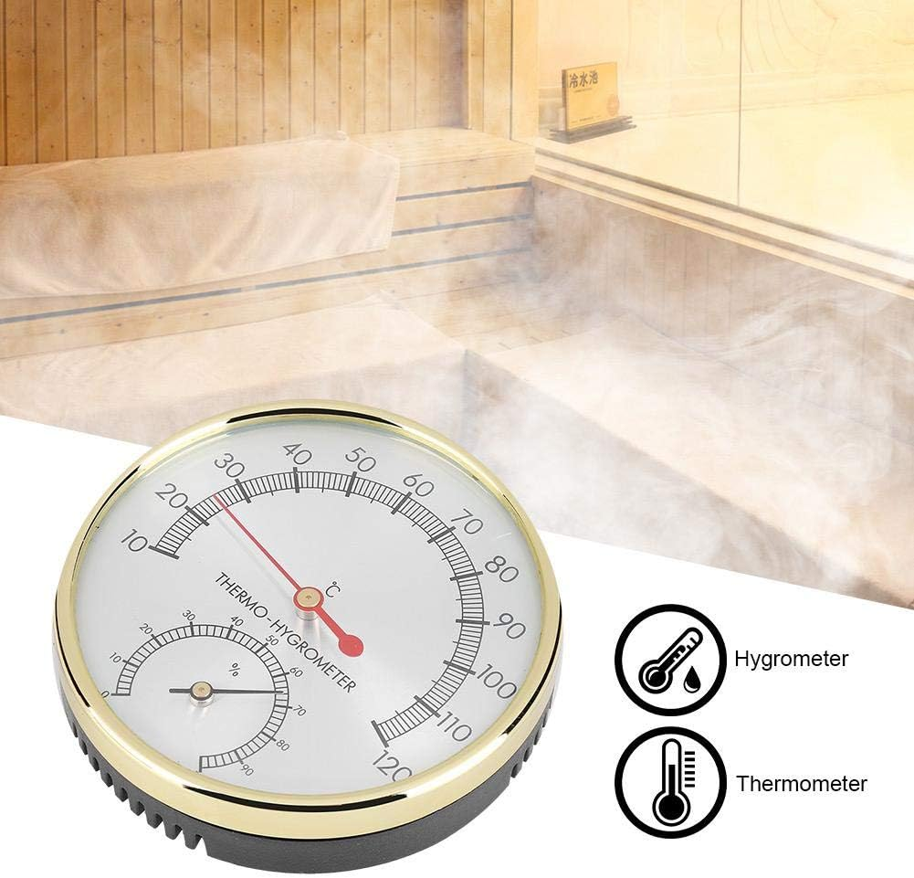 2 in 1 Sauna Hygrothermograph Thermometer Hygrometer Sauna Room Accessory for Houses Offices Workshops Schools Markets Warehouses image number 6