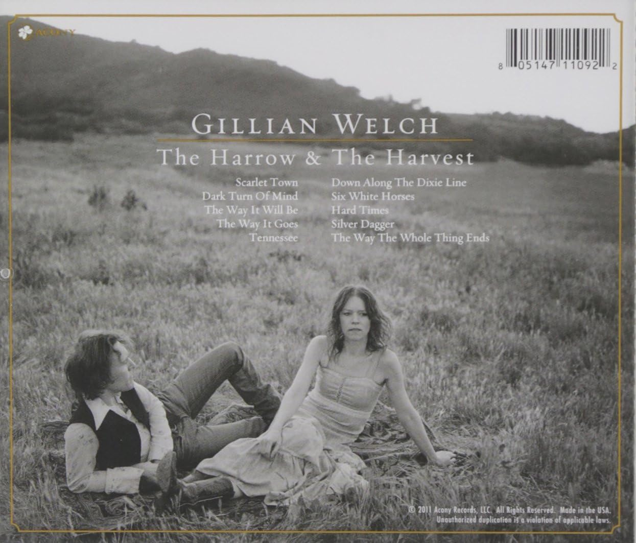 THE HARROW & the HARVEST