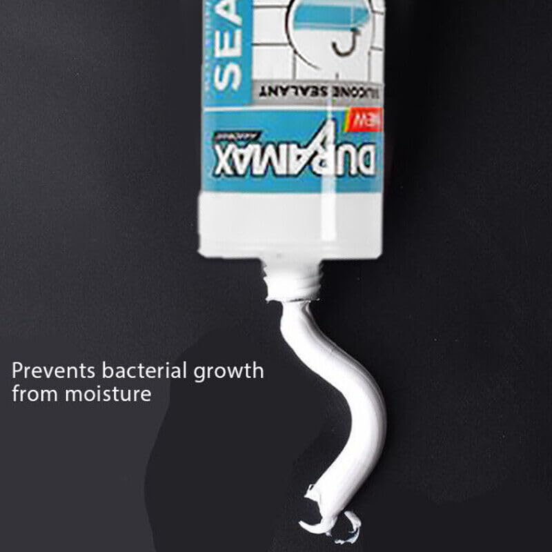 Leona Co 280Ml White Bathroom & Kitchen Silicone Waterproof, Mould-Resistant, Flexible & Multi-Purpose Sealant for Baths, Sinks, Showers & Windows image number 4