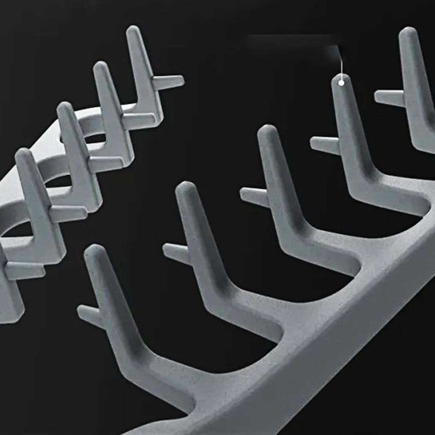 Texture Comb, Wide-Tooth Volumizing Hair Styling Comb, Wide Tooth Detanglers, Root Volumizing Tool, Volume and Grooming Accessory Seam Smooth Styling for Women - Advanced Gray image number 5