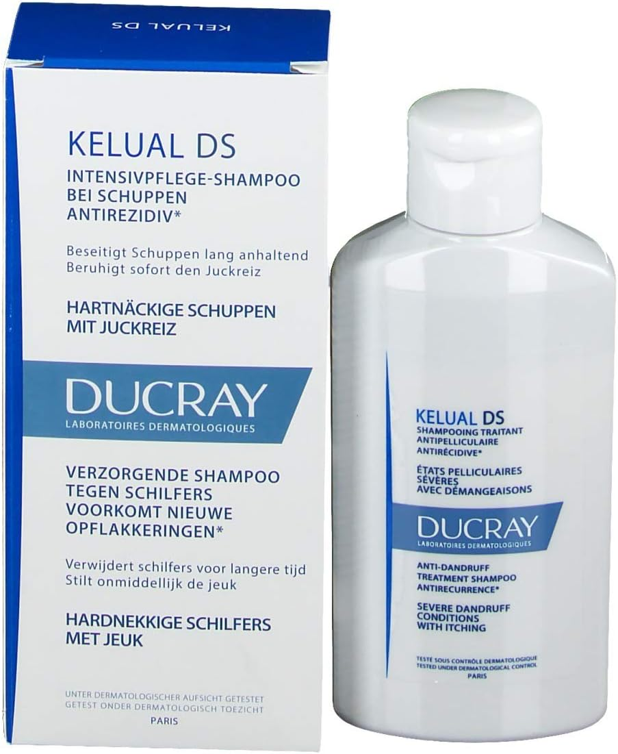 Ducray Kelual DS Shampoo for Treating Seborrheic Dermatitis, 200 Ml (2 X 100Ml). image number 2