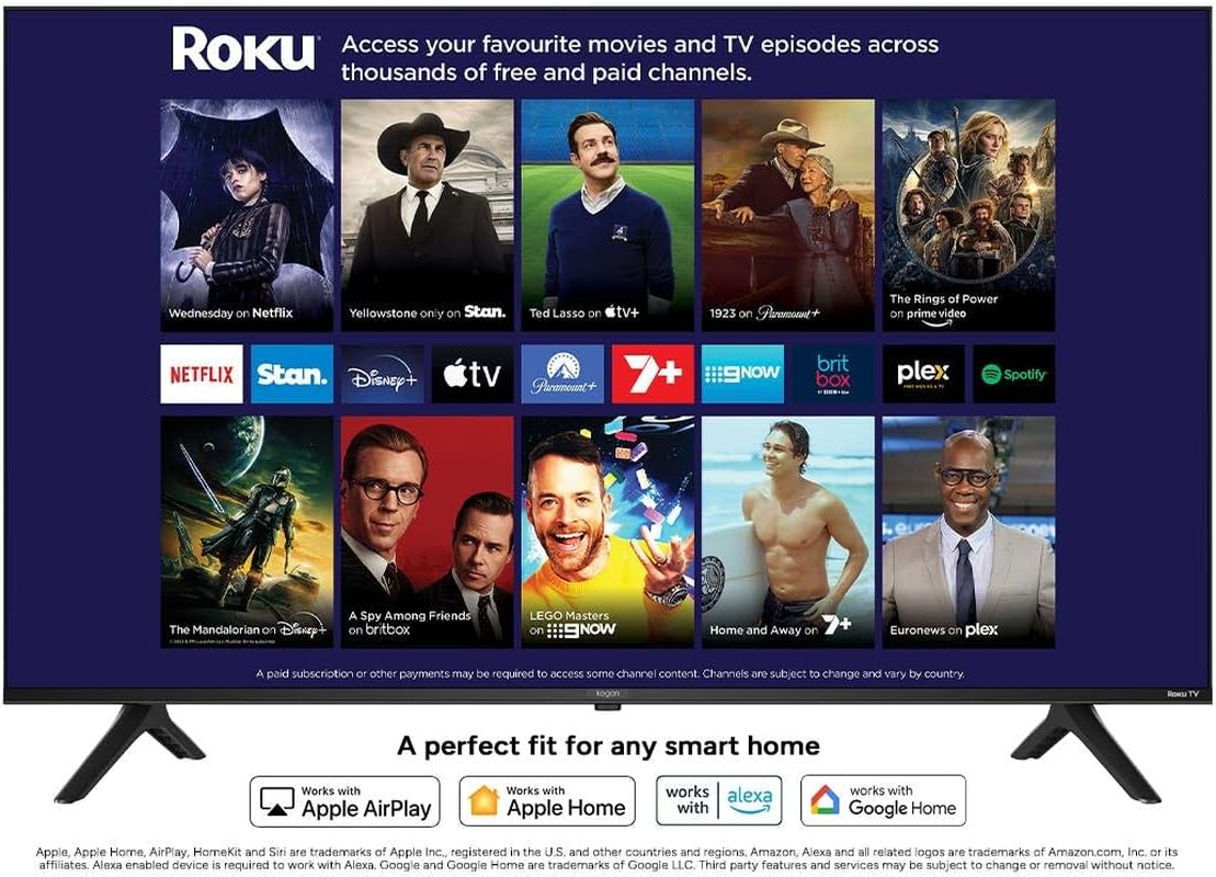 Kogan 50" LED 4K Smart Roku TV - R94K - KALED50R94KA - 50 Inch image number 5