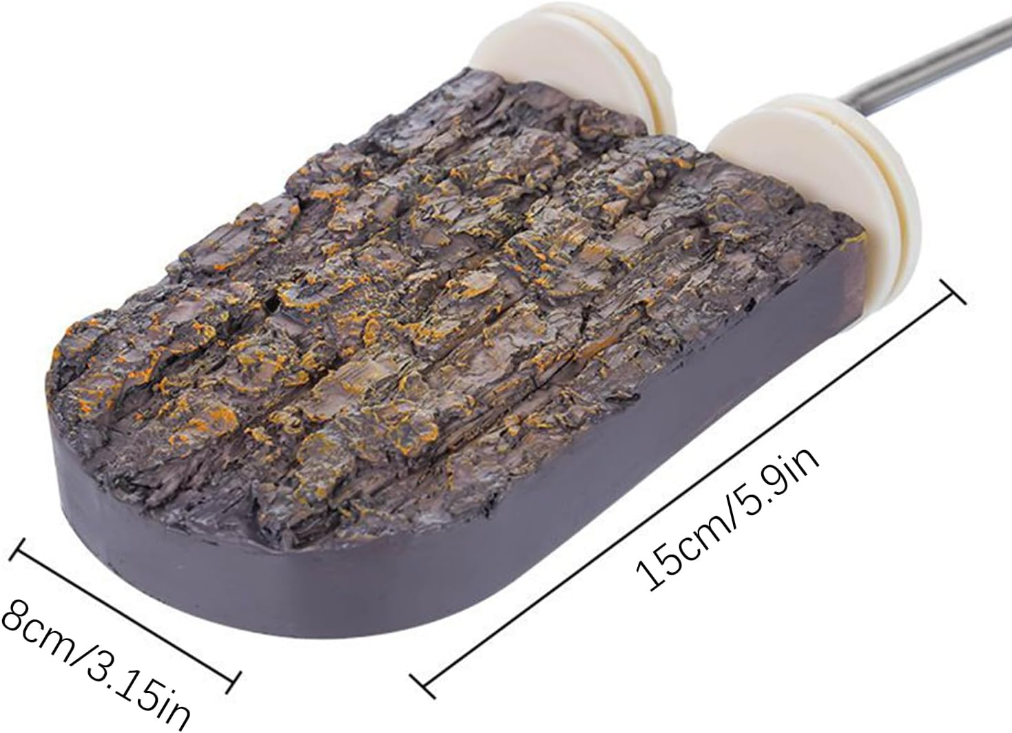 Bird Perch | Heated Bird Perch Stand Warm Stone - Warmer Habitat Stand Pet Supplies for Small Animal Parakeet Hedgehog Hamster Ferret Landscaping Decor image number 6