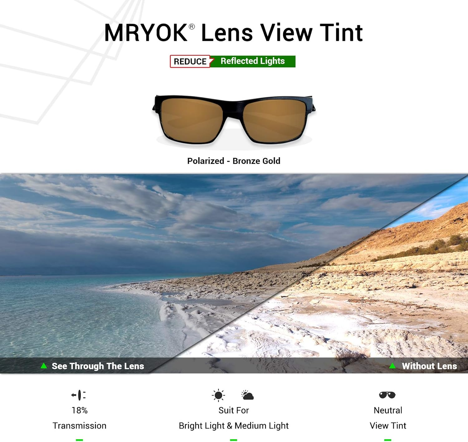 Mryok Replacement Lenses for Oakley Flak Jacket XLJ - Options image number 2