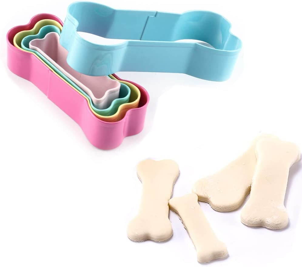Cookie Cutters Dog Bone Shape Set Stainless Steel Dog Treat Cutters image number 2