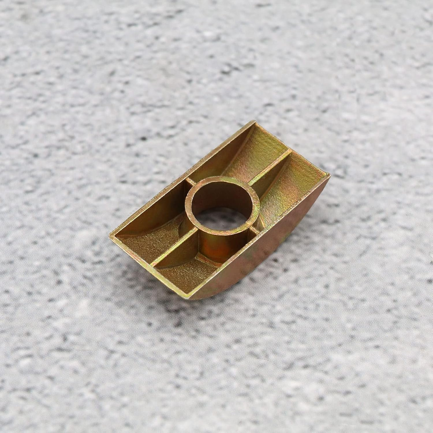 Emsea 40PCS Half Moon Nuts Furniture Connector Nuts Spacer Washer for Connect Furniture Bed Frame Wardrobe Cabinet Table Bunk Bed 8Mm Hole Diameter image number 1