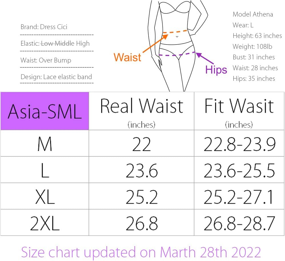 Dress Cici Maternity High Waist Briefs Pregnancy Underwear Cotton Lace Edge Stretch Belly Support, 3 Pack image number 3