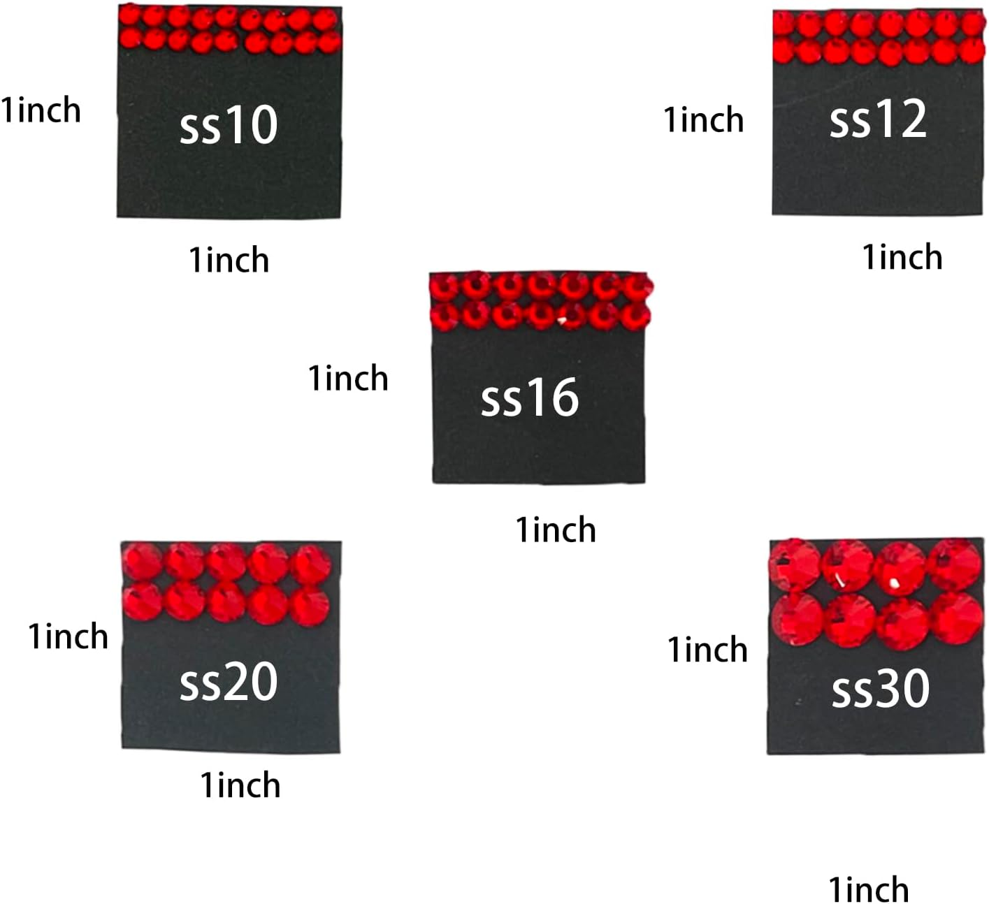 Yantuo Ss16 Light Siam Flatback Rhinestones 2880 Pcs, 20 Gross 4Mm Red Glass Rhinestone for Crafts, Costumes,Weddings,Shoes,Tumbler image number 6