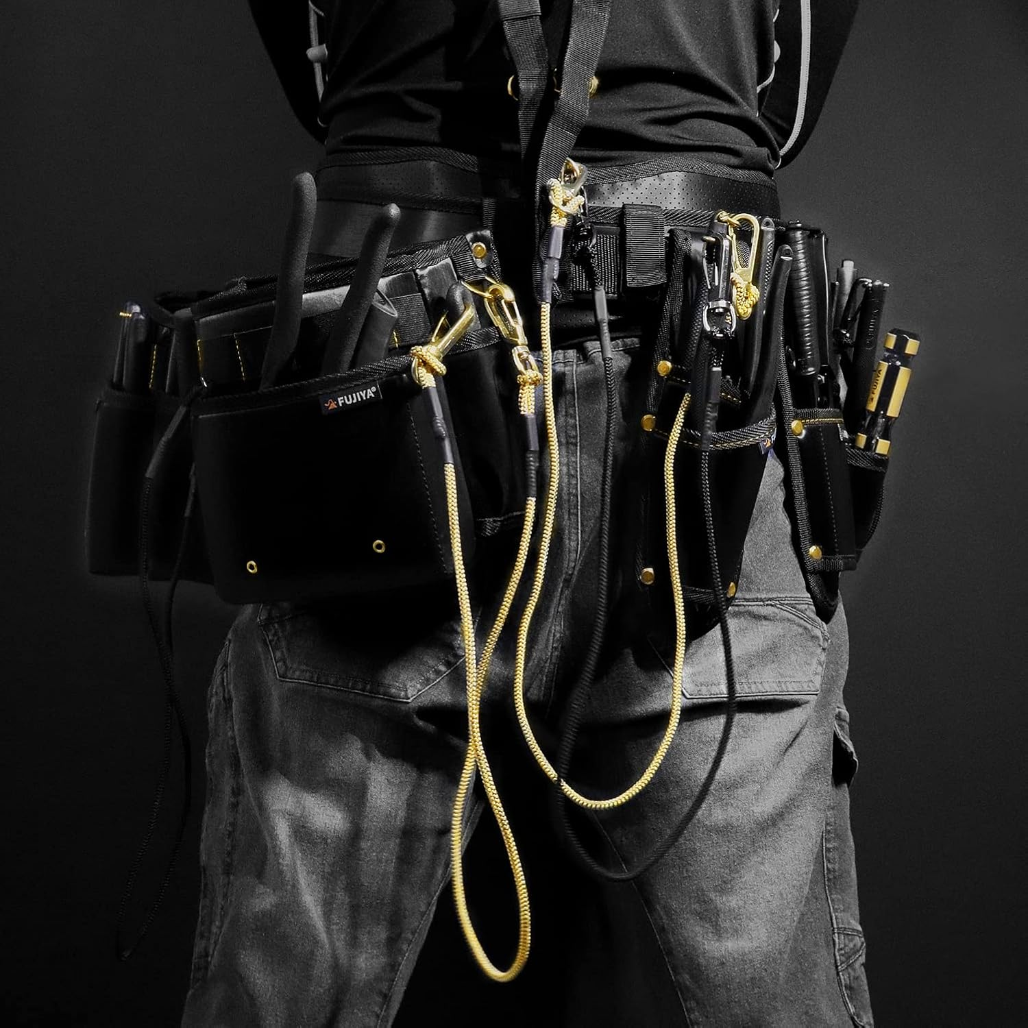 Fujiya 3020N-225BG Eccentric Power Pliers, Black Gold, Burr Treatment Function, 8.9 Inches (225 Mm) image number 5