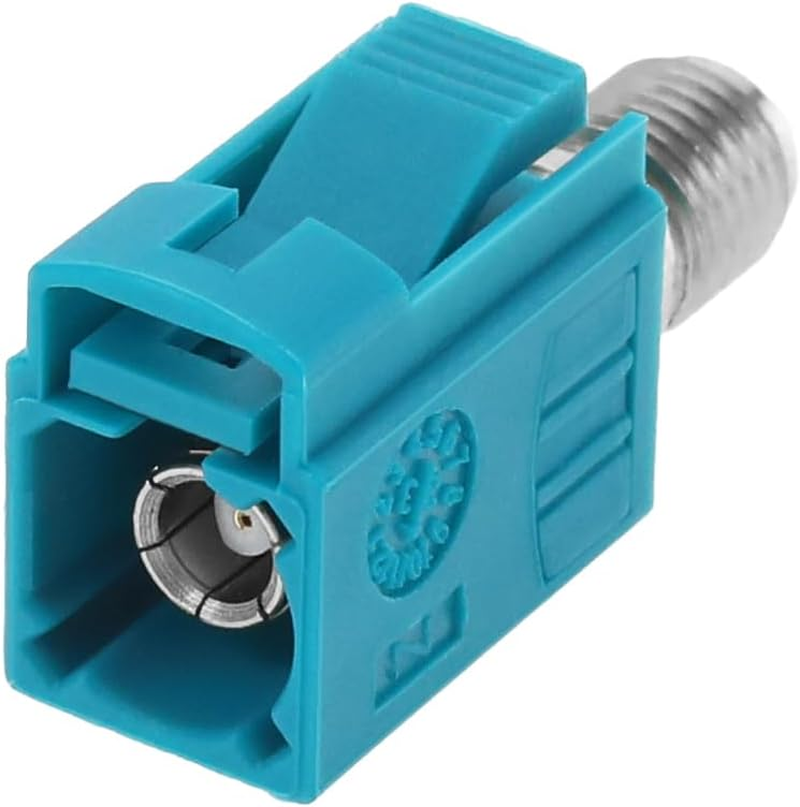 SING F LTD Fakra Z Female to SMA Female Interseries Adapter Universal Compatible Withgps Multi-Function Antennas 4G/5G Cellular Aqua Blue