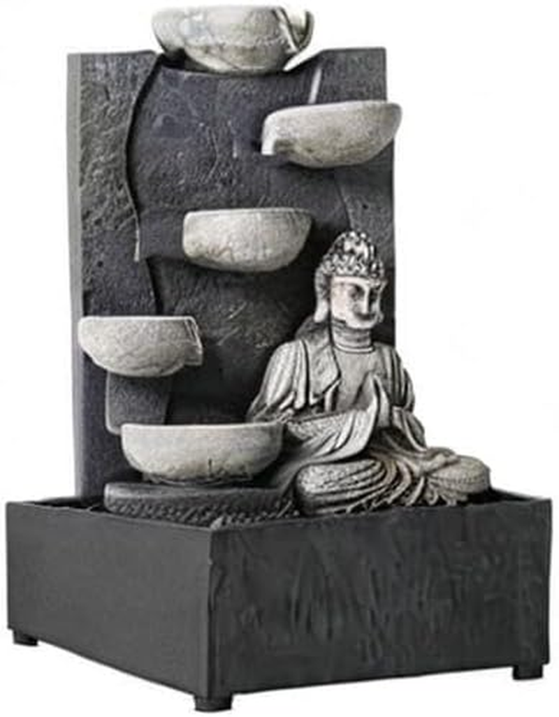 New In/Outdoor Water Feature Fountain Zen Buddha Peaceful Tranquil plus Pump Kit