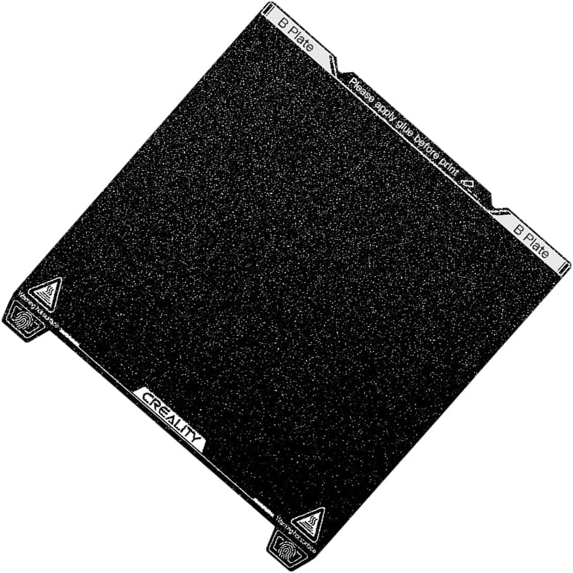 Official K1 MAX Textured PEI Build Plate Kit, Magnetic Flexible Steel Plate, 3D Printer Platform Compatible with K1 Max,Ender-3 V3 Plus(315 * 310Mm)