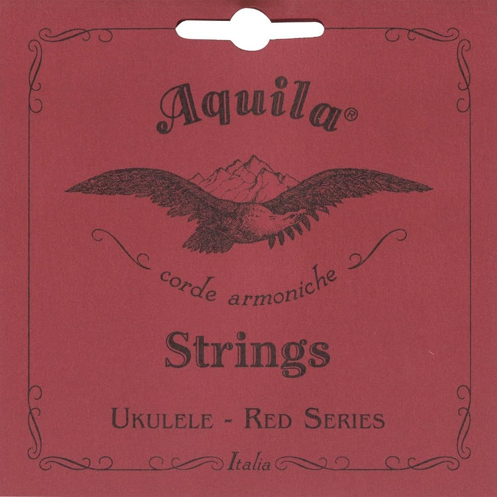 Aquila Tenor Ukulele Set - GCEA - Red Deep G Strung - 88U - Natural