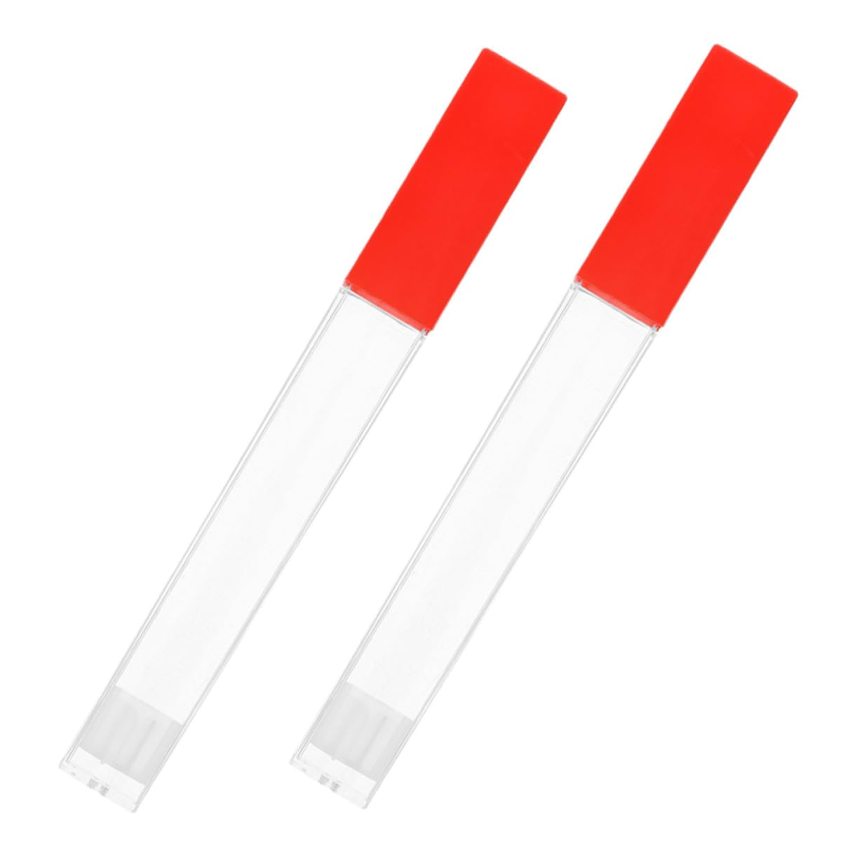 2Pcs Plastic Thermometer Storage Case Protective Holder for Adults under Tongue Thermometer and Needle Tools Plastic Material Easy to Clean Multi-Purpose Protective Tube for Home image number 5