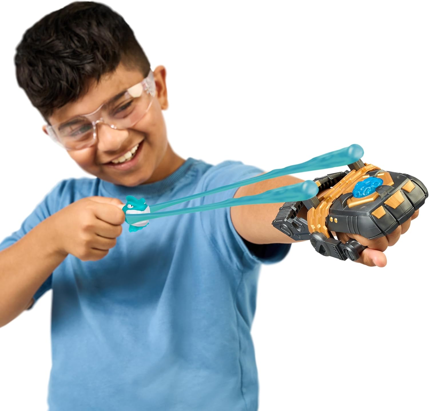 Heroes of Goo Jit Zu Meteor Madness Goo-Slingers Mega Launcher, Load up Your Goo-Slingers and Stretch 'Em and Sling 'Em Sky-High for Some Rapid Battle-Blast Action, Includes 3 Exclusive Goo-Slingers image number 4