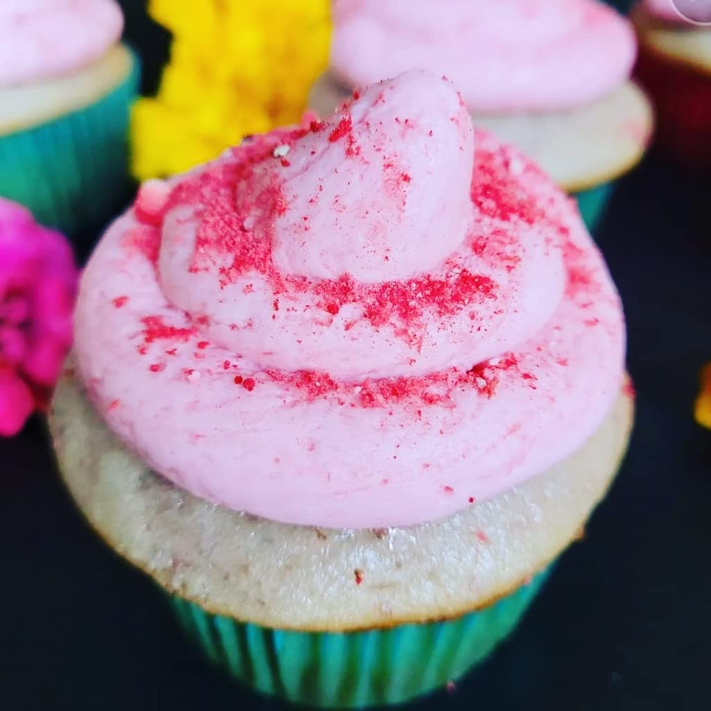 Strawberry Fruit Powder Natural 100G | NON GMO | Gluten Free | Vegan | Plant-Based Versatile Sweet Sour Flavour -Baking, Smoothies, Beverage Flavouring, Natural Colourant image number 2