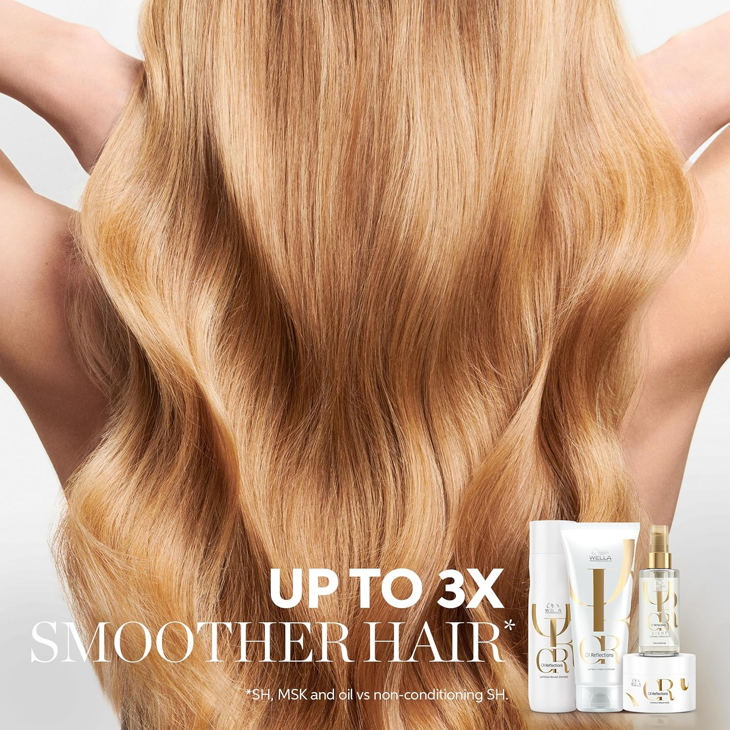 Wella Professionals Limited Edition Oil Reflections Trio Set (Shampoo 250Ml, Conditioner 200Ml, Mask 150Ml) image number 1