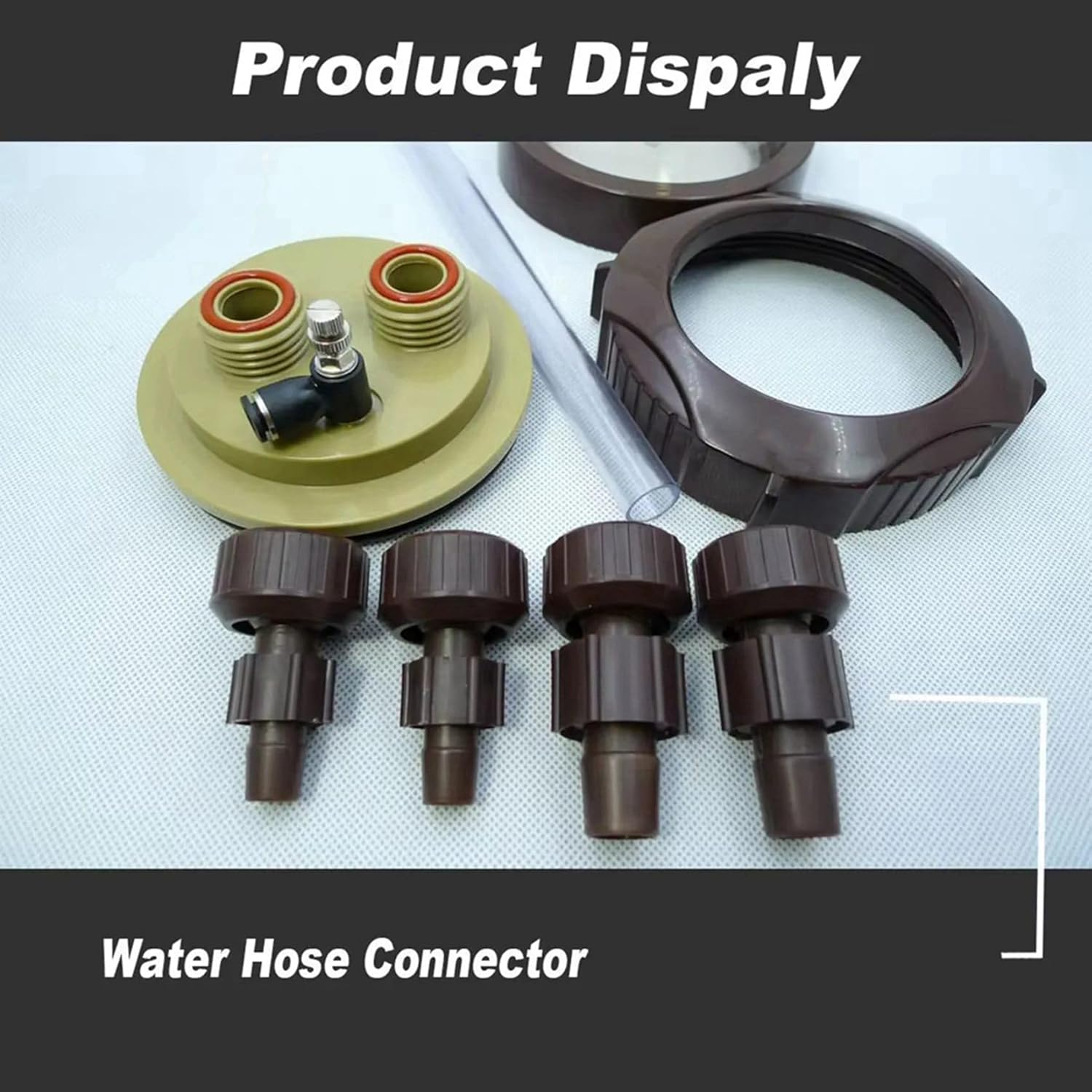 Aswalling 2X Clear CO2 Atomizer External Turbo Super Diffuser Atomizer Fish Tank Aquarium Waterplant Fish Tank Landscape Aquatic