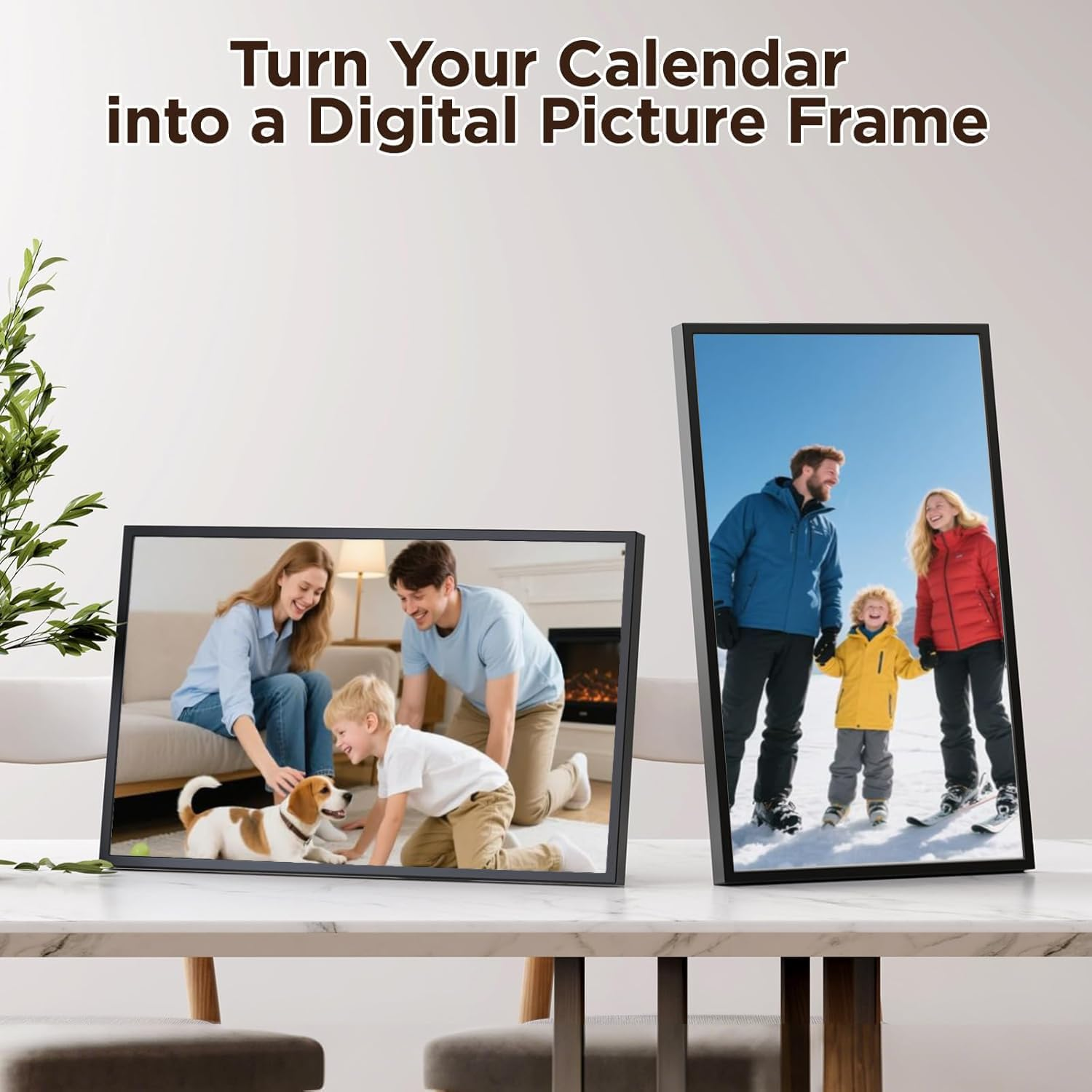 10.1 Inch Wifi Planner Smart Digital Calendar, Desk Calendar Smart Wifi Planner & Chore Chart, IPS HD Interactive Touchscreen Display for Family Schedules, and Cloud Photo image number 2