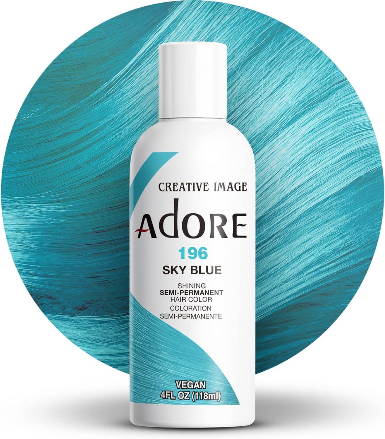 Adore Semi Permanent Hair Colour 118 Ml, Intense Red image number 6