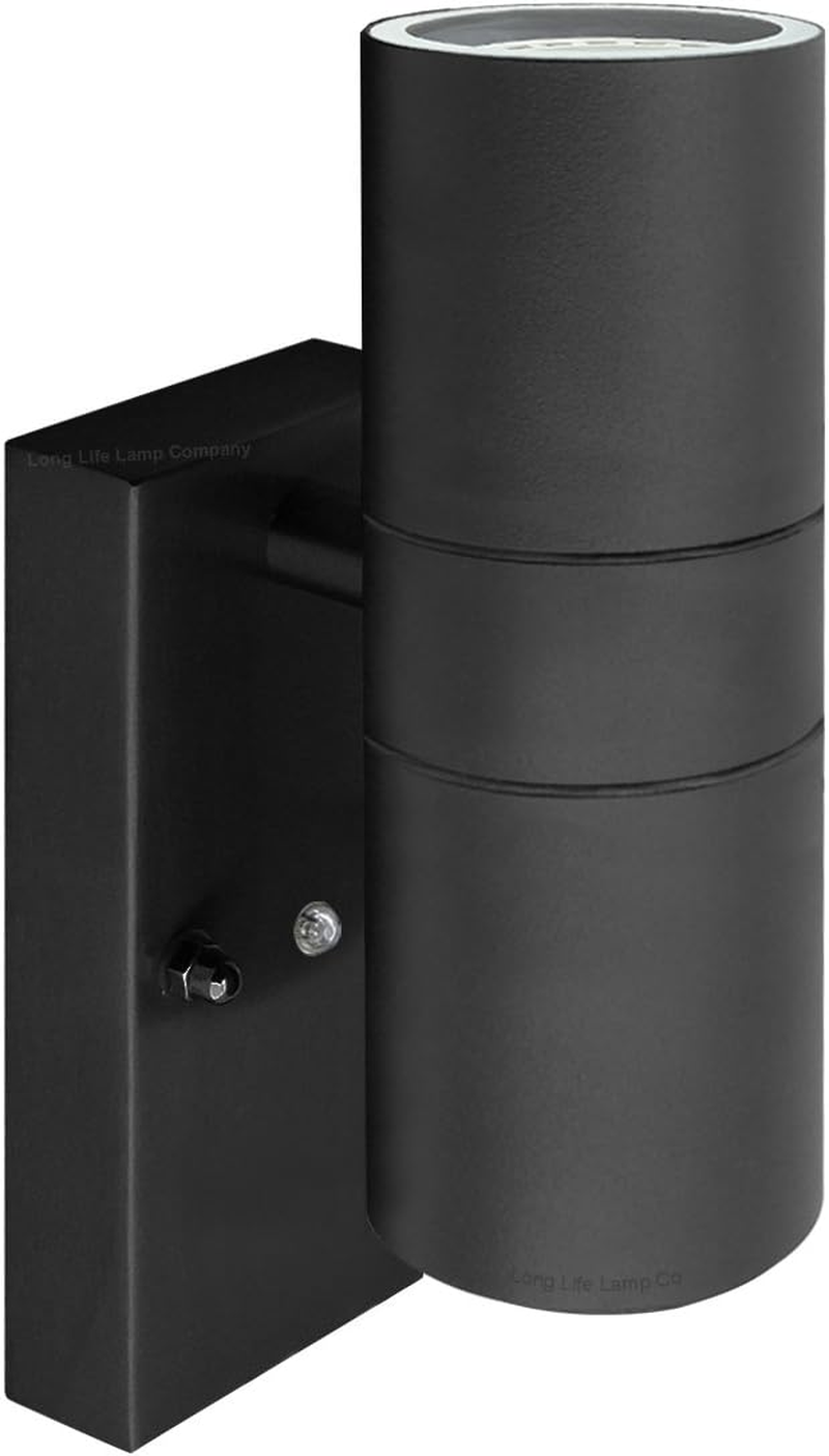 Outdoor Wall Light Dusk Till Dawn Sensor Black Finish Stainless Steel up and down Shining IP65 ZLC090-B