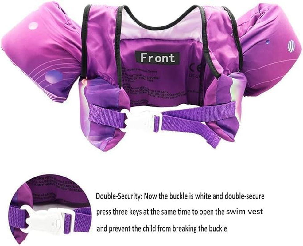 Children'S Swim Vest, SUIJIEEN Children'S Armband Life Jacket, Kids Floaties Baby Floatation Armband Swimming Training Aids for Boys/Girls 2 to 6 Years, 10 to 25 Kg image number 5