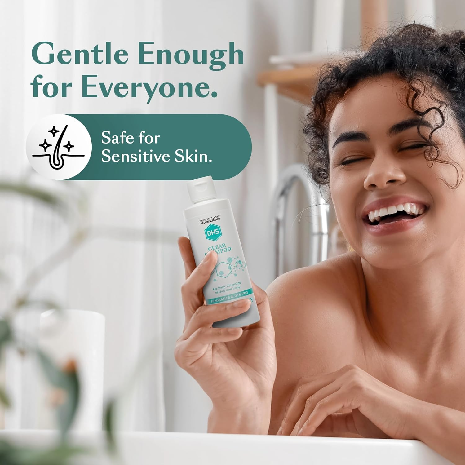 DHS Clear Shampoo Fragrance Free 8 Oz image number 6