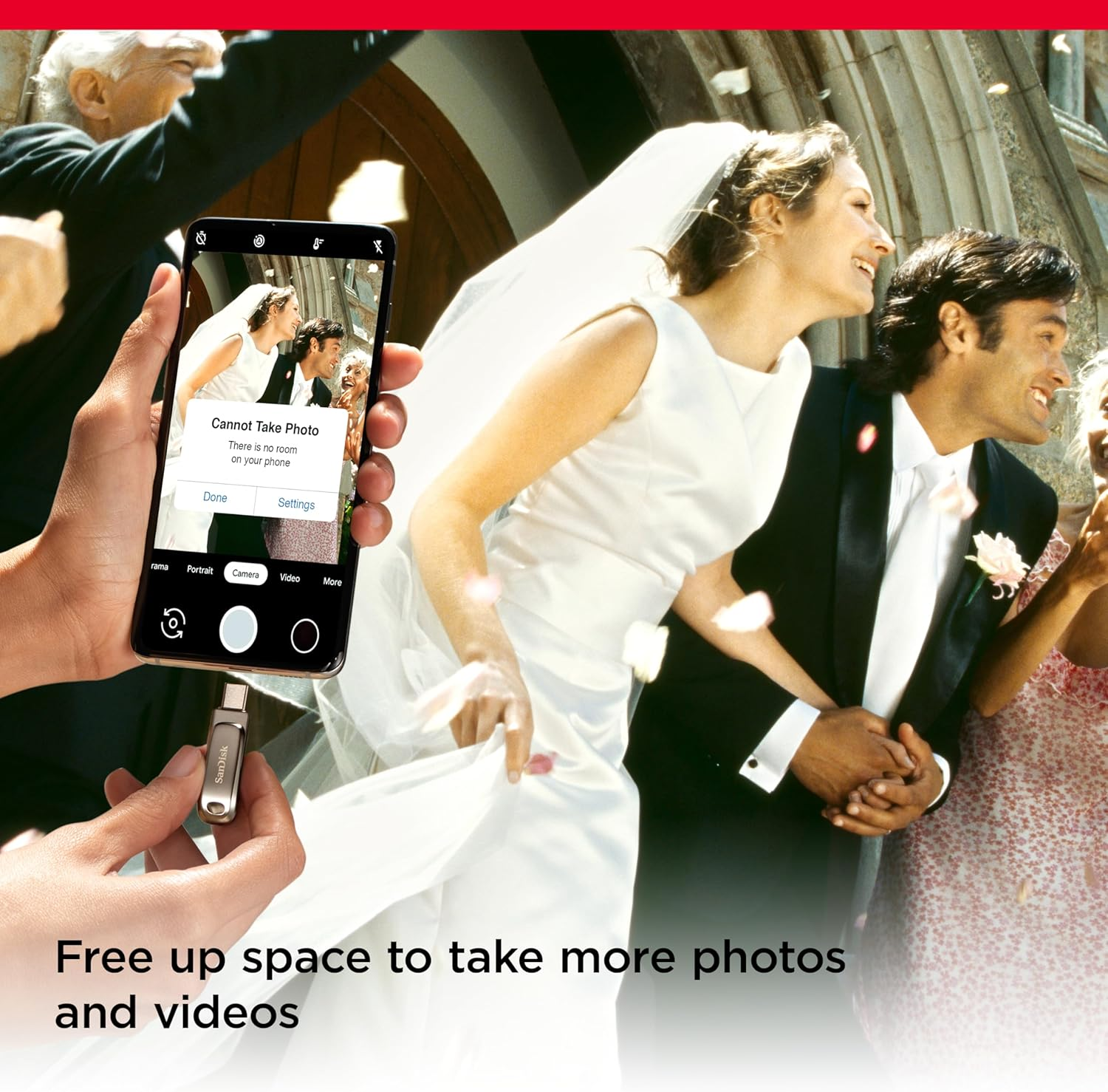 Sandisk 64GB Ultra Dual Drive Luxe USB Type-C - up to 400Mb/S - SDDDC4-064G-GAM46 image number 2