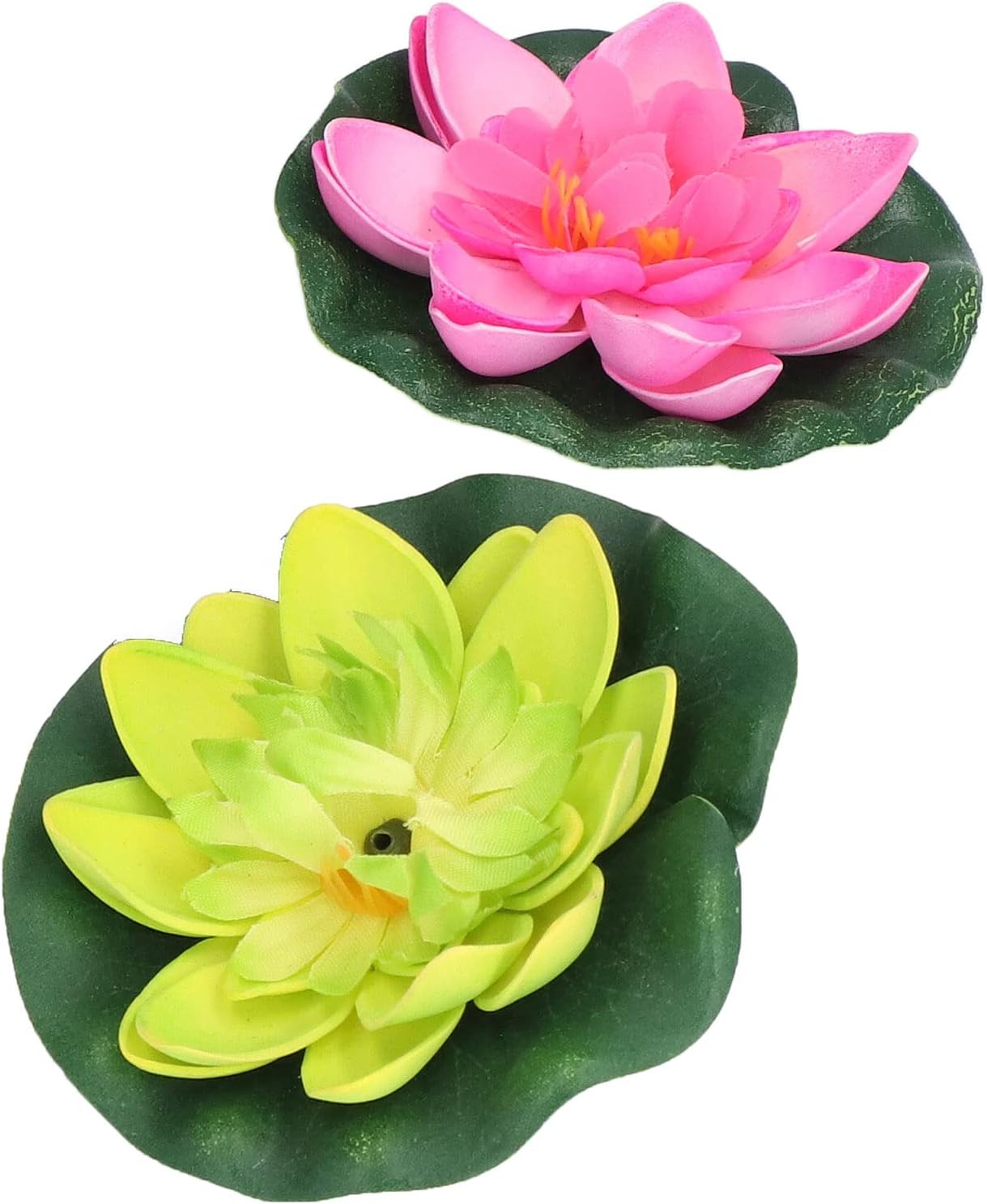 Artificial Pond Plants Floating Lily Pads Lightweight Soft Thick Durable Attractive Decorative Props for Pool Fish Tanks Restaurants Tea Houses Beauty Salons EVA Foam Plast image number 1