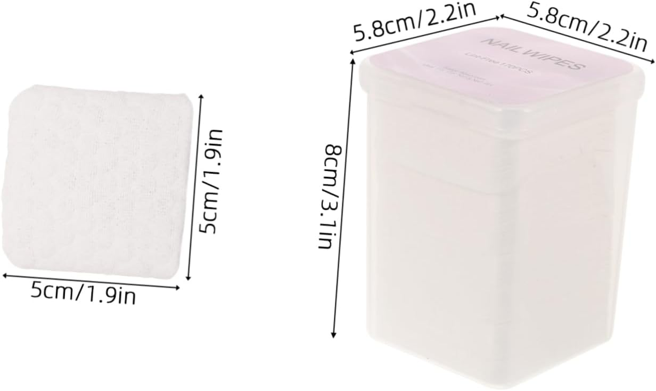 Nail Polish Remover Pads Lint Cotton Wipes for Gel Polish Removal for Nail Care Cleaning at Home Salon image number 3