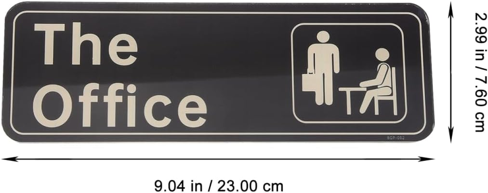 OHPHCALL Acrylic the Office Sign Official Self Adhesive Office Sign for Door or Wall for Your Home Business 23Cm image number 1