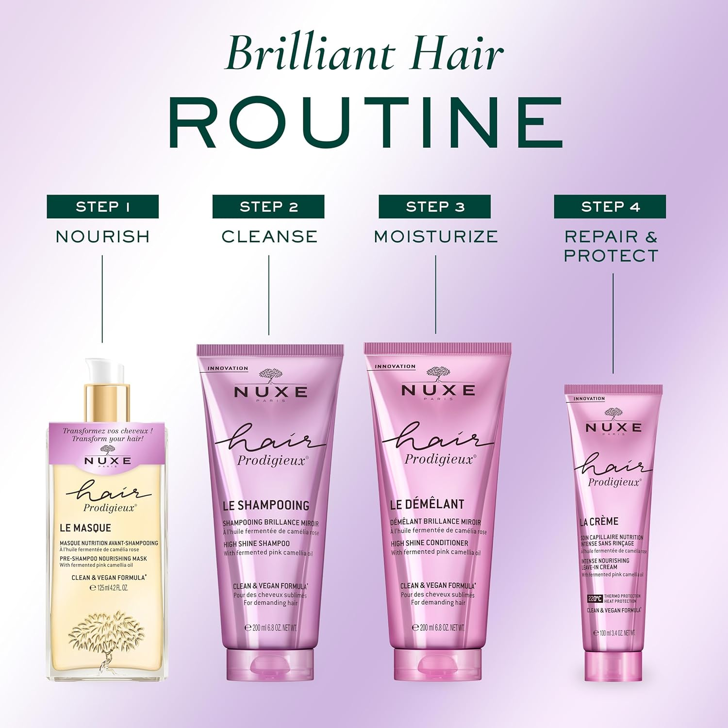 Nuxe Hair Prodigieux High Shine Shampoo 200 Ml