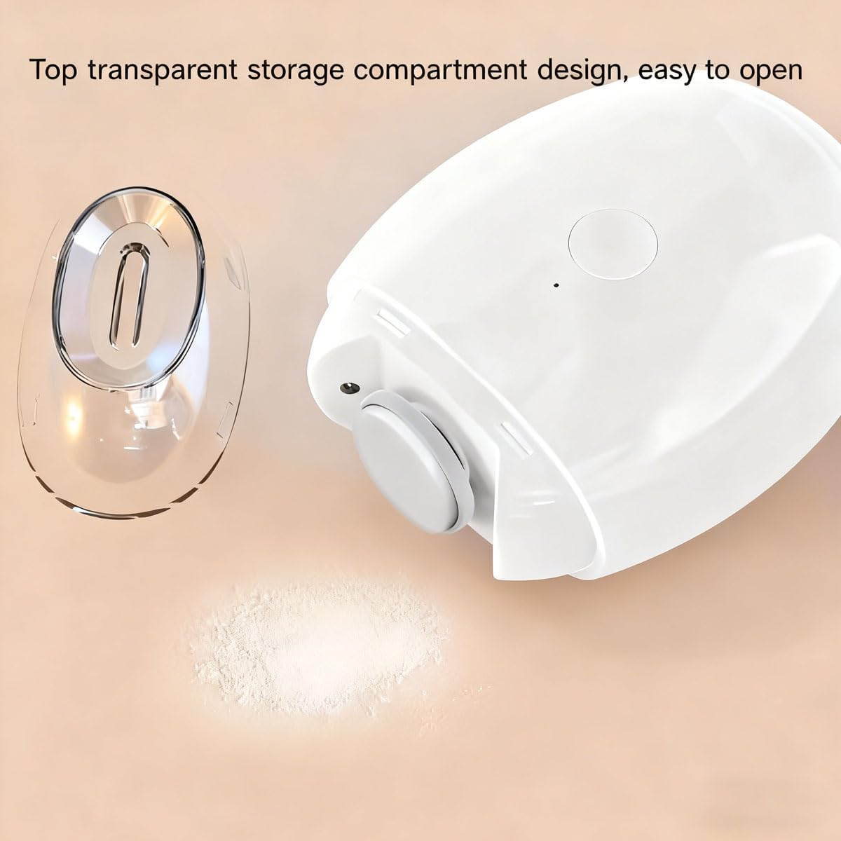 Universal Automatic Fingernail Grinder, Electric Nail Clipper with LED Light, Portable and Light Quiet, Filing Tool for Grooming Home Use Convenient Travel Nail Care (2 PCS) - 2 Pcs image number 2