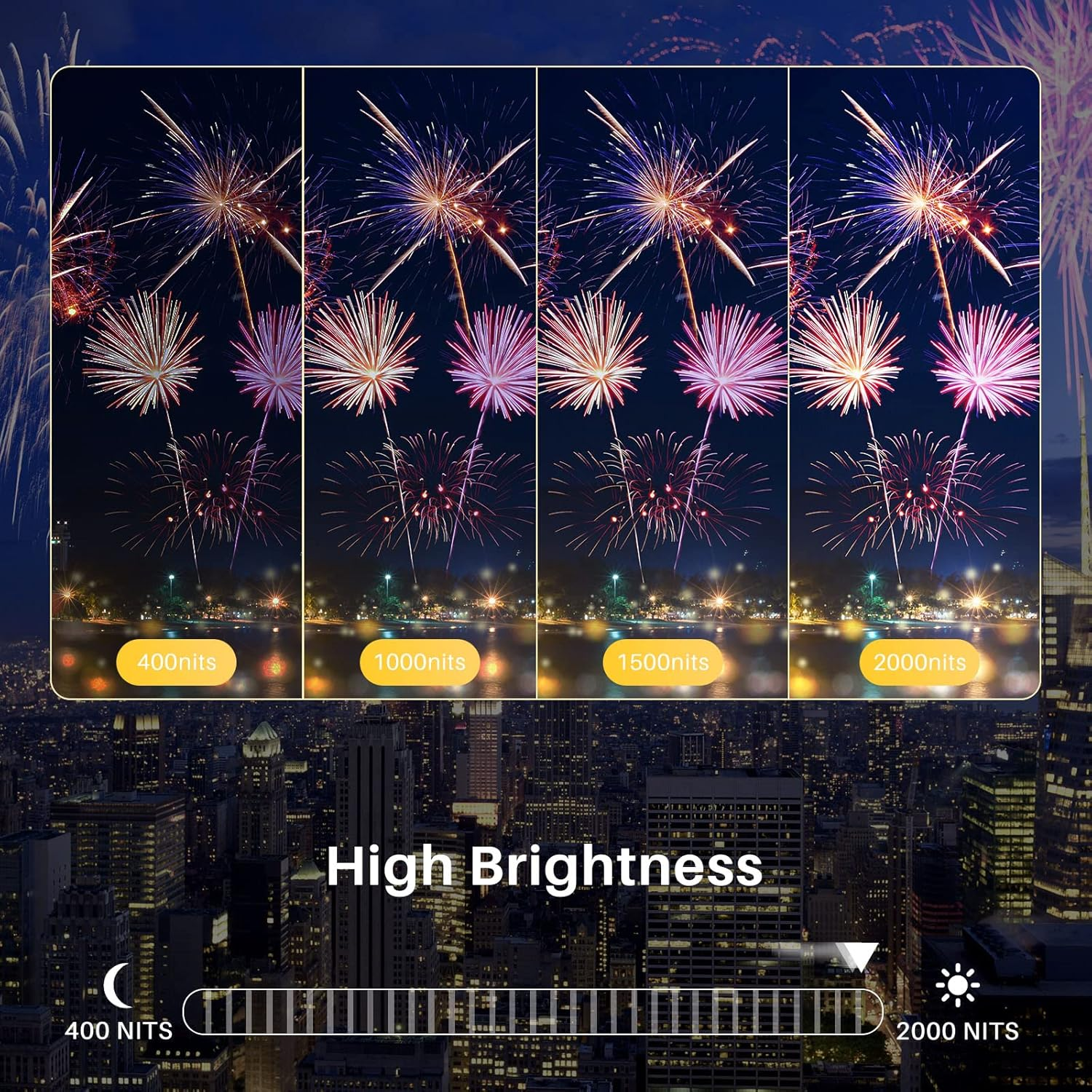 SYLVOX Outdoor TV, Smart Outdoor TV 43&rdquo; 2000 Nits Full Sun, 4K UHD Weatherproof Outdoor Television with Voice Control Chromecast Built-In, IP55 Android TV for outside (Pool Pro Series) image number 4