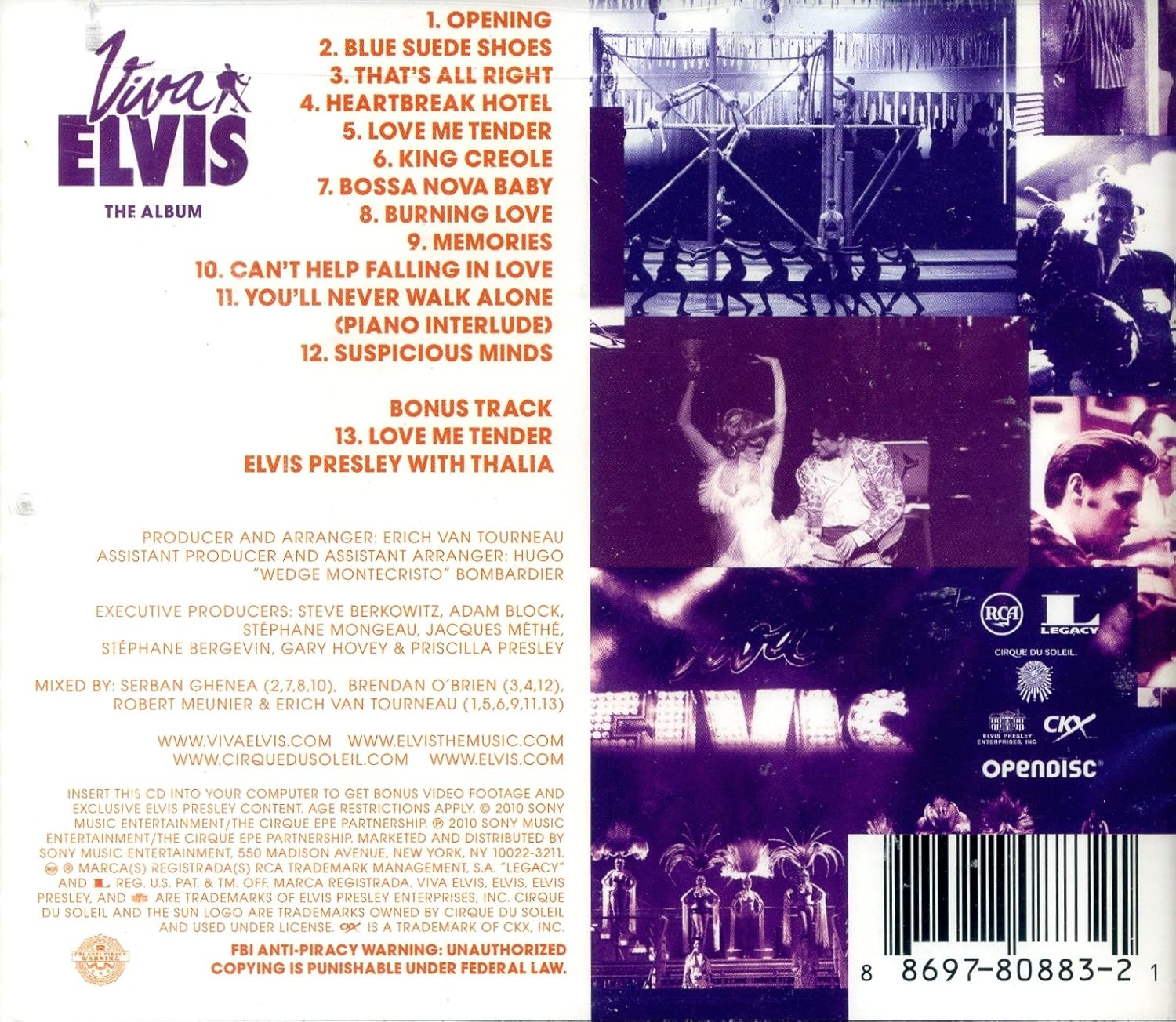 Viva Elvis: the Album + 1 Bonus Track image number 1