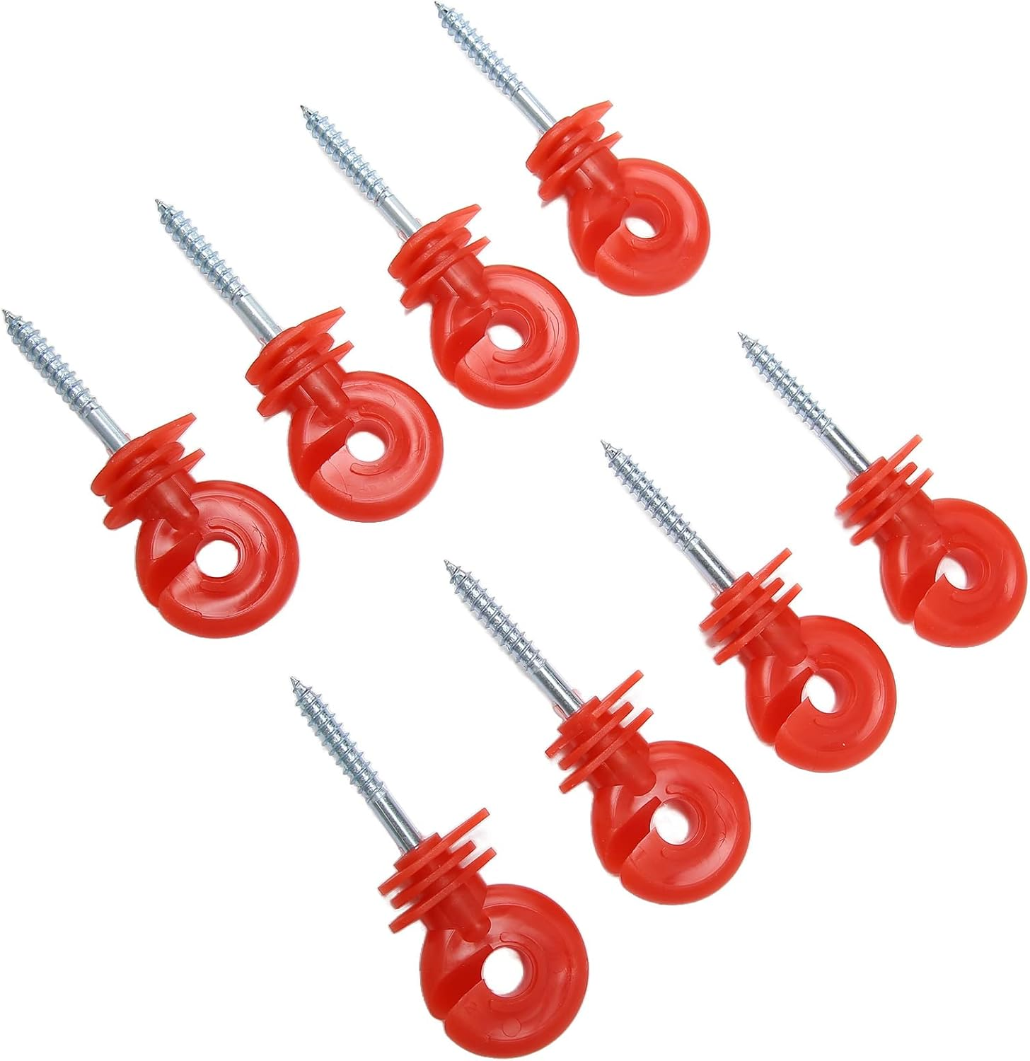 50PCS Fence Insulator, Electric Fence Insulators, Screw in Rainproof Sun Special for Electronic Fence Insulation, Applicable Wood Pile image number 2