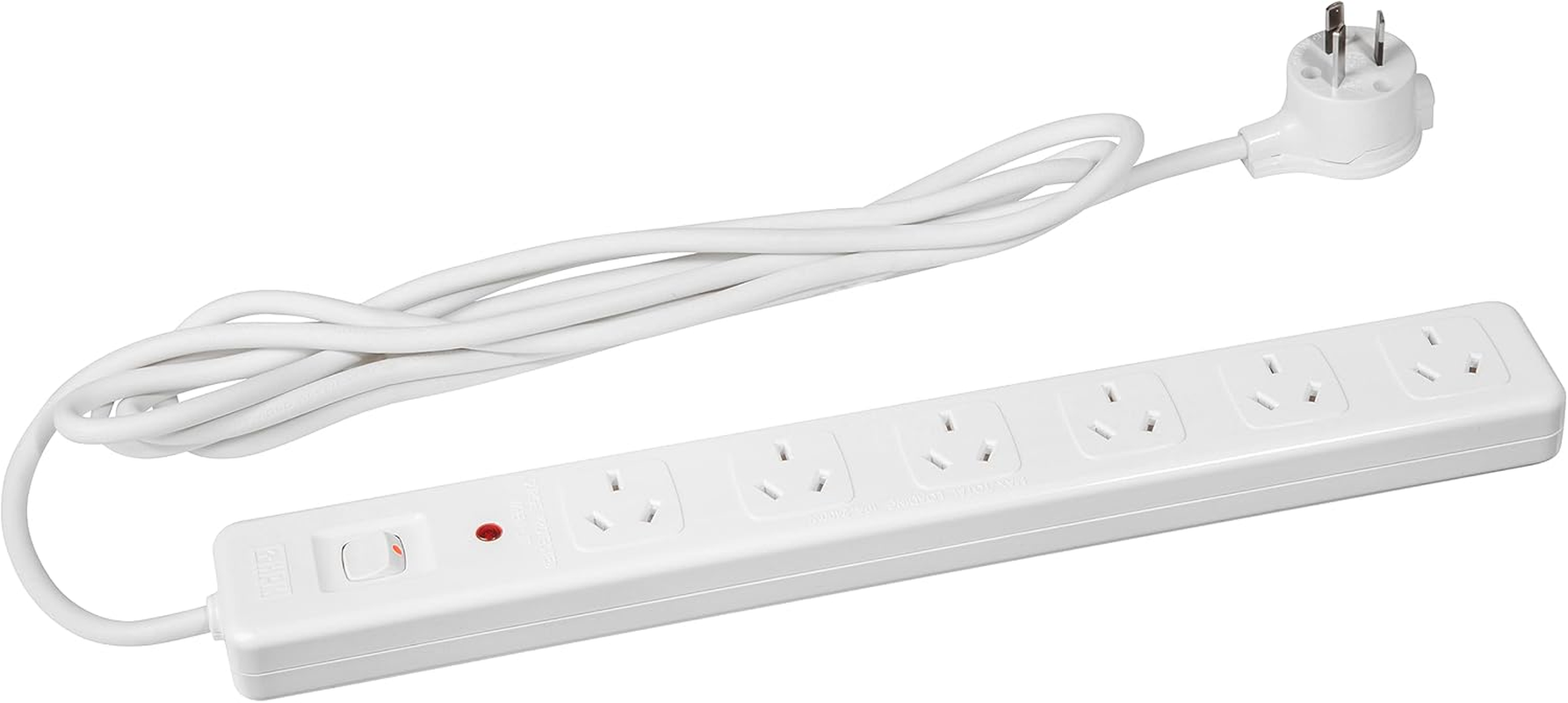 HPM 6 Outlet Surge Protected Powerboard with Master Switch image number 2