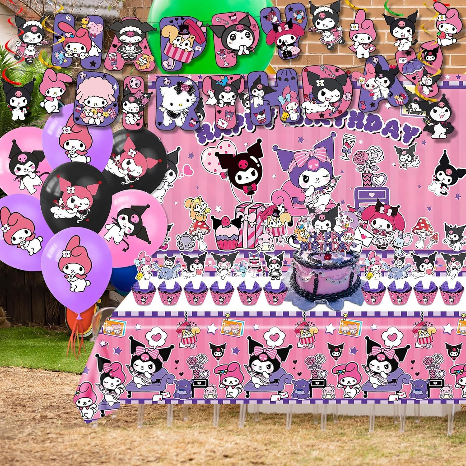 Birthday Party Supplies, Party Decorations Set For image number 1