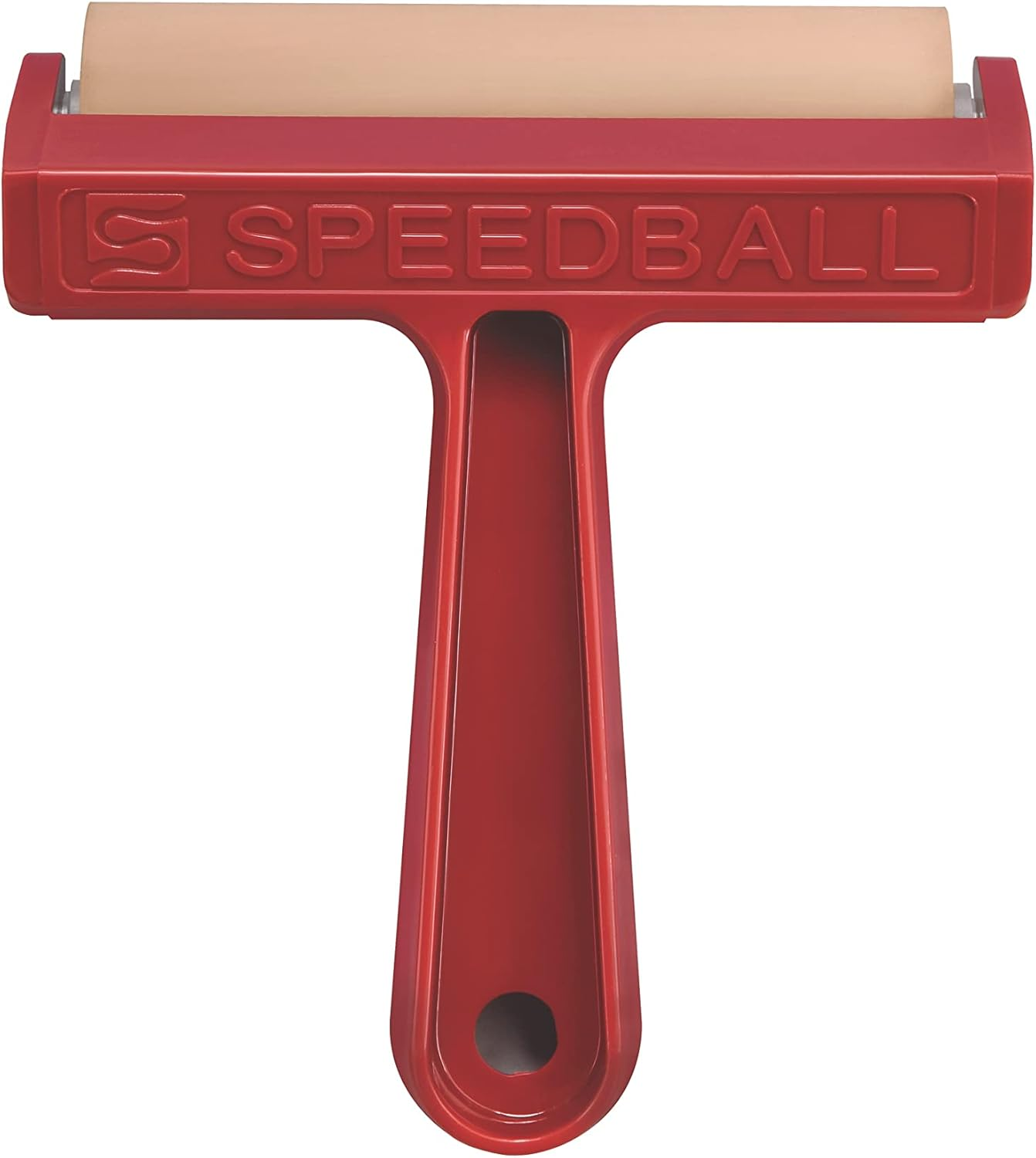 Speedball Soft Rubber Brayer with Plastic Frame, 4-Inch Size image number 1